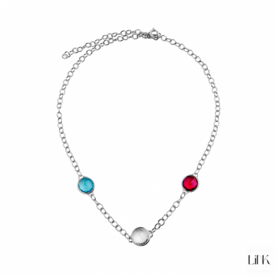 Colar Link Rainbow Style 2