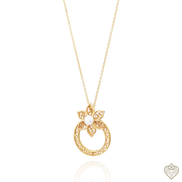 COLLAR FILIGRANA C/ PERLA 3