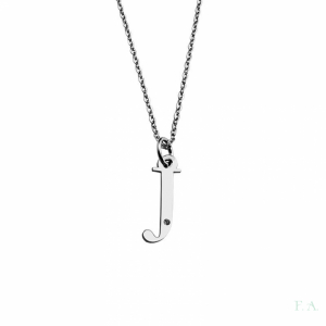 Necklace FA - Letter J 1