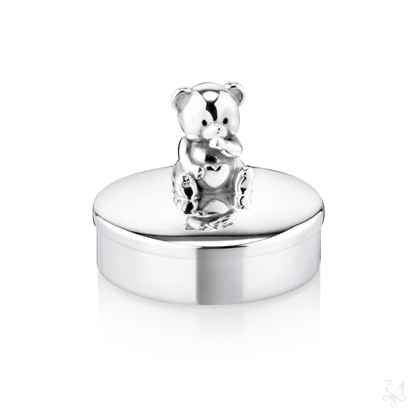 STERLING SILVER FIRST TOOTH BOX - MOD. BEAR 2
