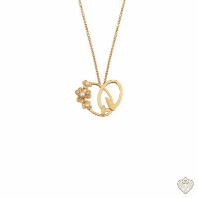 Filigree Necklace Saudade - Cherry Blossom 1
