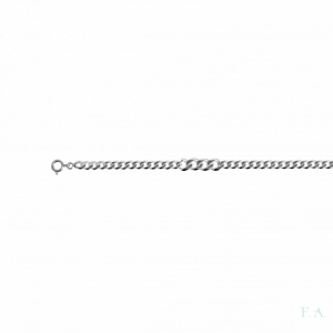 Pulseira FA Barbela Lapidada(140mm) 1