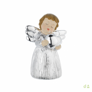BIBELOT ÁNGEL C/ CORAZÓN 7CM 1