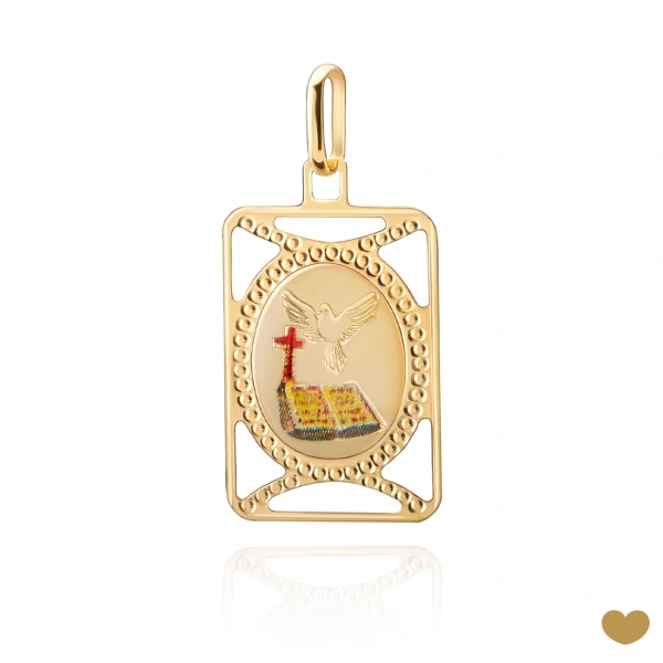 Medalha Crisma Passion Gold 19.2k 2