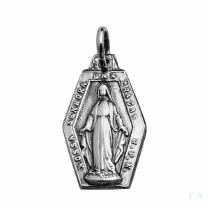 MEDALLA EN PLATA - N. SRA DAS GRAÇAS 2CM 1