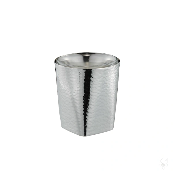 Salt Holder Square Hammered 2