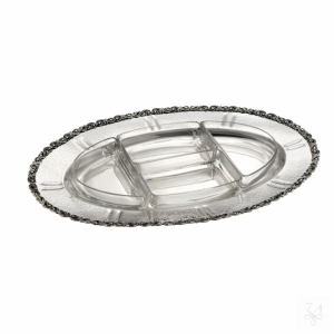 Oval Tray/ Appetizer Dish 45X31cm - Mod. Zurich w/ Casting 2