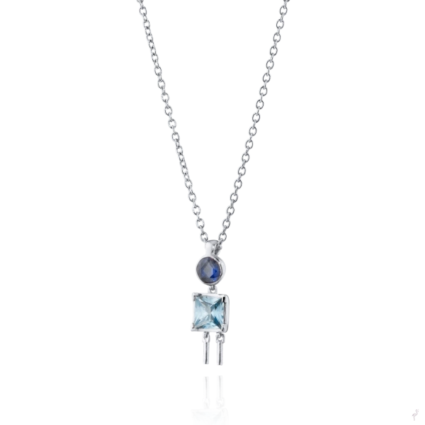 Colar Link - Menino - Azul 1