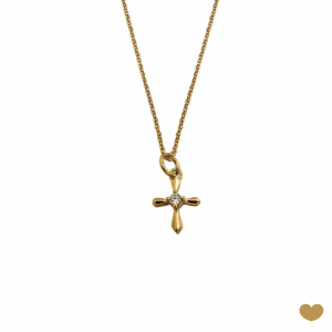 Colar Passion Gold 19.2k - Cruz 1