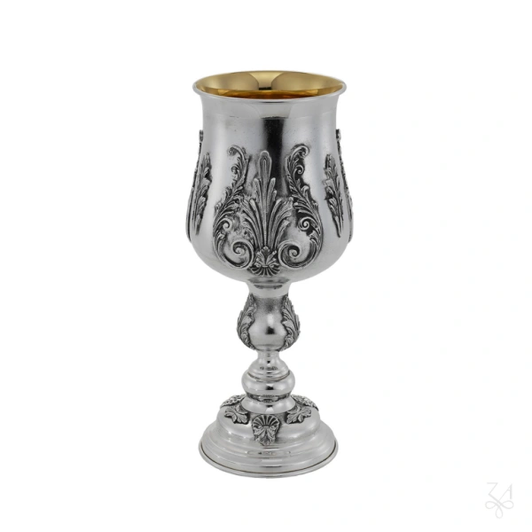 STERLING SILVER MAESTRO FLOWER  CUP INTERNAL GOLD H.32 3