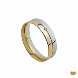 Aliança Passion Gold 19.2k - 5 mm 1