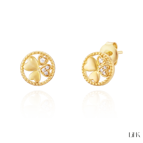 Earrings Link Golden 2