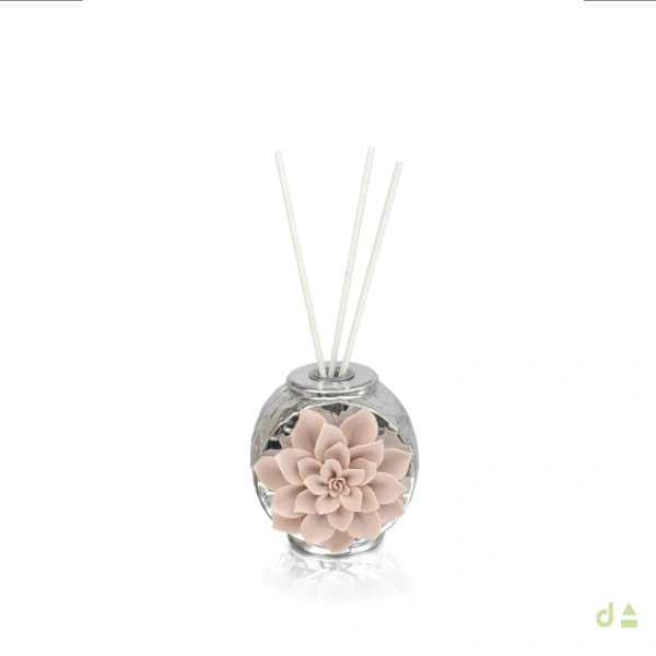 BIBELOT PERFUMADOR FLOR ROSA 8x8 1