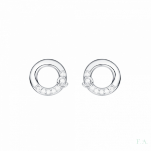 PENDIENTES EN PLATA C/ CIRCONIAS 1