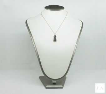 COLLAR EN PLATA  C/ PIEDRA 1