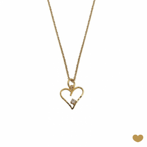 Colar Passion Gold 19.2k - Coração 1