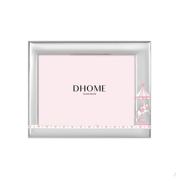 Moldura Dhome Carrossel rosa 2