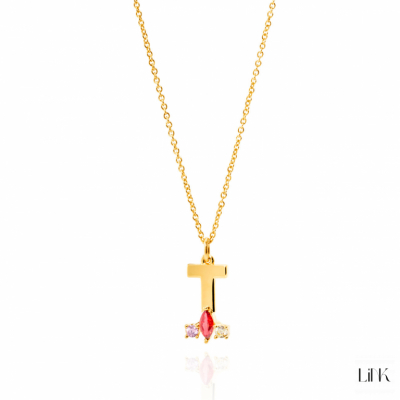 Necklace LINK - Letter I 1