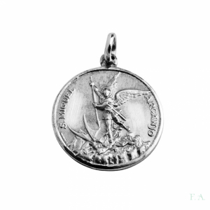 MEDALLA EN PLATA RED. - S. MIGUEL ARCANJO 1
