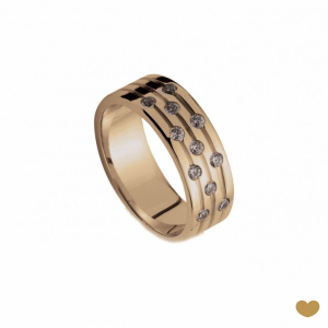 Aliança Passion Gold 9k - 6.4 mm 1