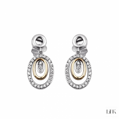 PENDIENTES EN PLATA Y ORO 1