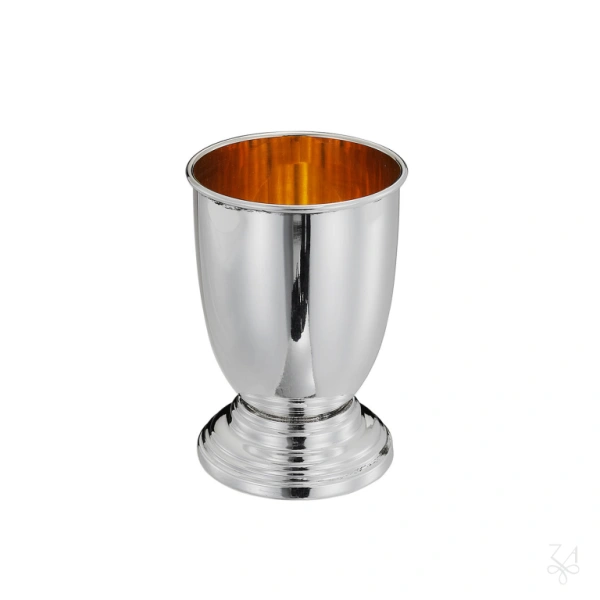 STERLING SILVER WINE GLASS WITH SILVER BASE 2