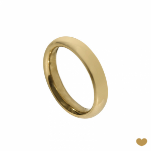 Aliança Passion Gold 19.2k - 4 mm 1