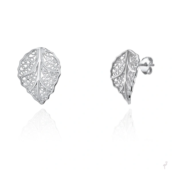 PENDIENTES HOJA FILIGRANA 2