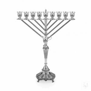 Menorah - Mod. Elite Poppy, 9 Lights 1
