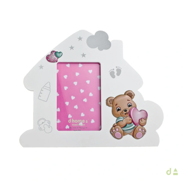 Moldura Dhome Casinha Ursinho 1
