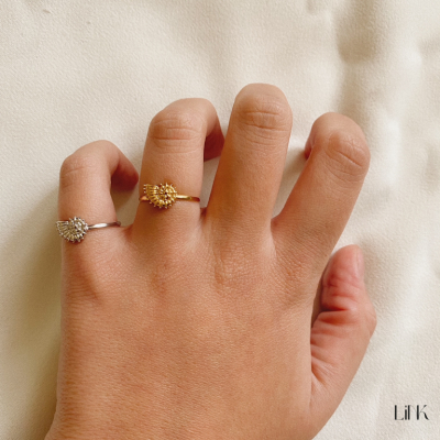 Ring Link Bali Style - Whelks 2