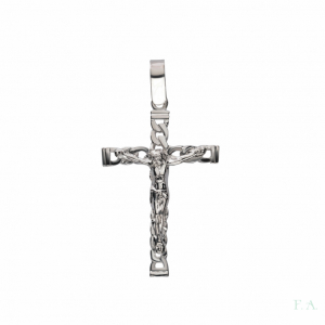 CRUZ EN PLATA 5CM 1