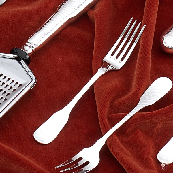 Vegetables Serving Fork - Mod. Hammered CD 2