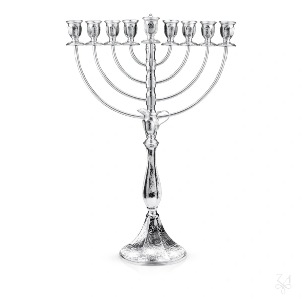 STERLING SILVER RELIGIOUS MENORAH ZURICH XL 1