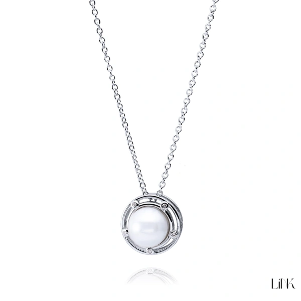 COLLAR CON CIRCONIAS Y PERLA 3