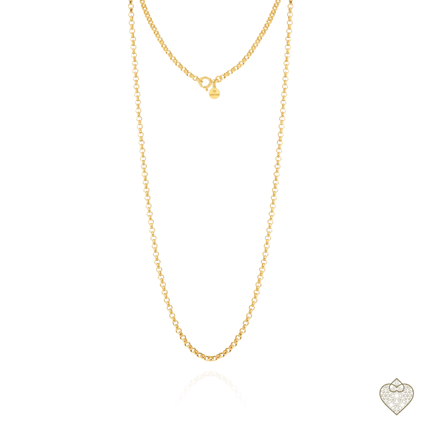 Rolo Chain Saudade Thickness 8mm - 50cm 2