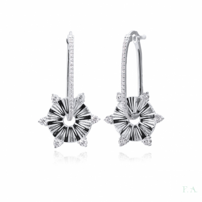 Hoops Earrings FA with Zirconias 1