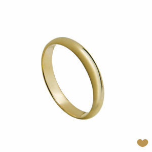 Aliança Passion Gold 9k - 2.5 mm 1