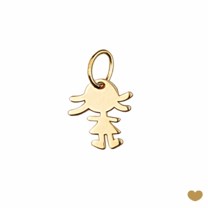 Berloque Passion Gold 19.2k Menina 1