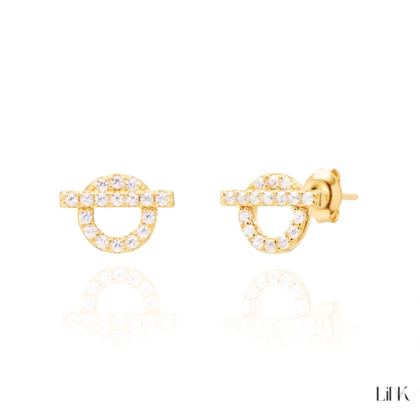 PENDIENTES C/ CIRCONITAS DORADO 1