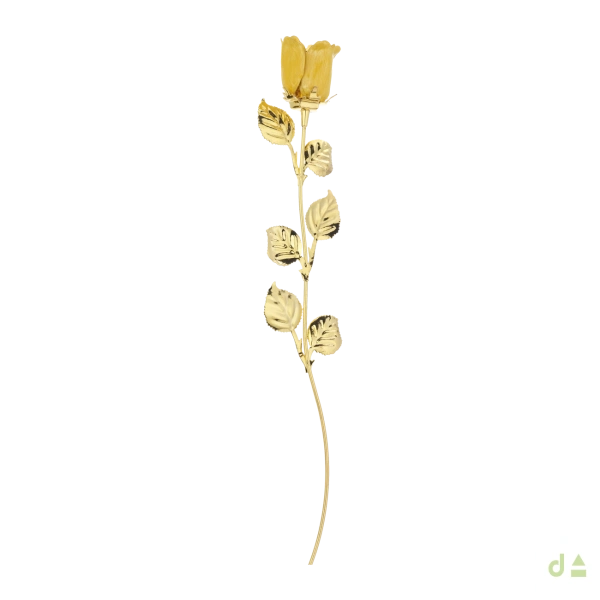 Bibelot Dhome - Rosa amarela 2