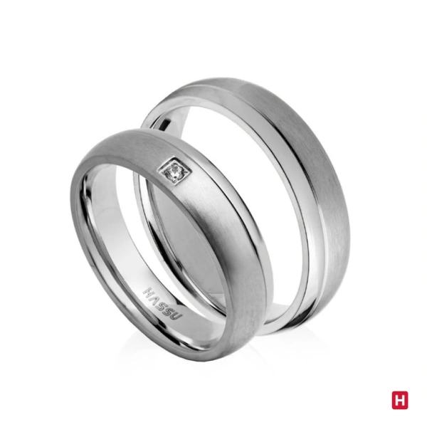 Set Wedding Rings Hassu Classic 1