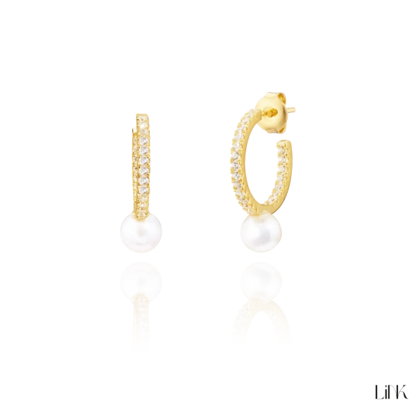 Earrings Link Golden 2