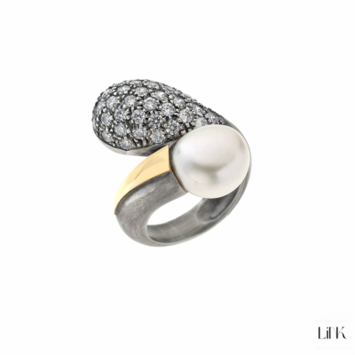 ANILLO PLATA925/ORO9K- 41 CIRCONITAS - VENUS 1