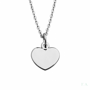 COLLAR EN PLATA - MOD. CORAZON 1
