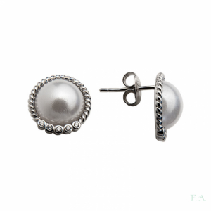 PENDIENTES TRABAJADOS CON CIRCONIAS Y PERLAS 1
