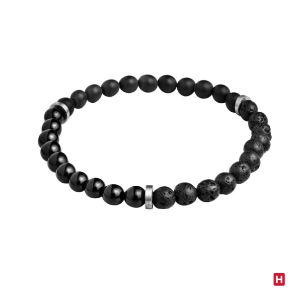 PULSERA HASSU "BLACK STONE" 1