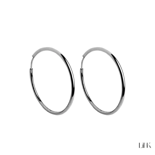 AROS EN PLATA 2.2MM D- 6CM 1