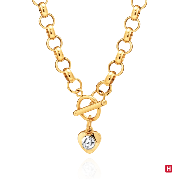 Necklace Hassu Love Golden 3