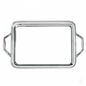 Rectangular Tray - Model Inglese - 27x21cm - With Handles 1